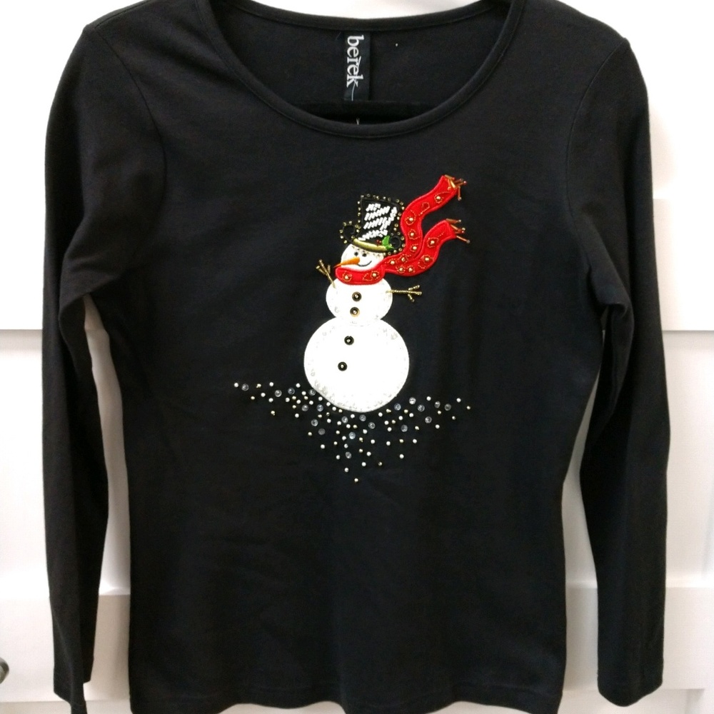 Berek ~Little Precious Snowman~ Christmas Top